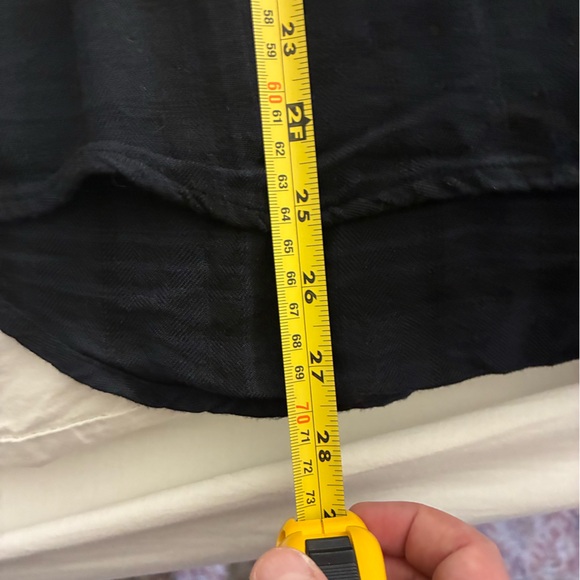 ✨ Rails Hunter Plaid Button-Up Shirt Onyx Jet Shirt Charcoal Gray Black - Picture 12 of 12